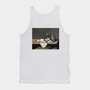 Still Life with Kettle by Paul Cezanne Tank Top